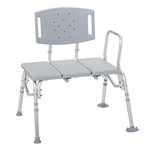 Folding Universal Sliding Transfer Bench by Drive Medical