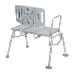 Folding Universal Sliding Transfer Bench by Drive Medical