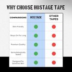 Gentle Medical Adhesive Tape - 30 Rolls, Black