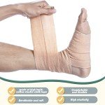 4 Rolls Self-Adhesive Elastic Tape for Support