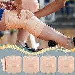 4 Rolls Self-Adhesive Elastic Tape for Support