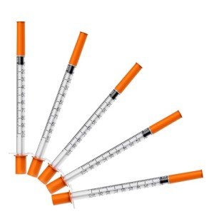 Insulin Syringes 1mL U-100, 30G Pack of 25