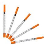 Insulin Syringes 1mL U-100, 30G Pack of 25