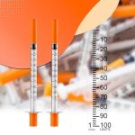 Insulin Syringes 1mL U-100, 30G Pack of 25