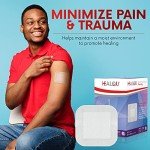 HEALQU Sterile Bordered Gauze Dressing - 50 Count