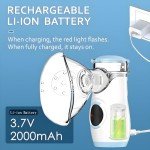 Portable Nebulizer with LED Interface and Auto-Cleaning
