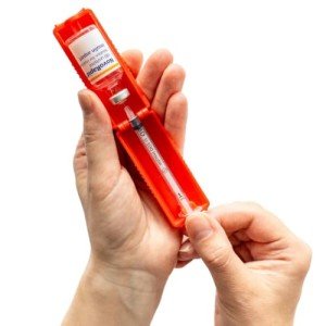 1ml U-100 Disposable Insulin Syringe & Vial Holder