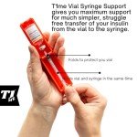 1ml U-100 Disposable Insulin Syringe & Vial Holder