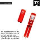 1ml U-100 Disposable Insulin Syringe & Vial Holder