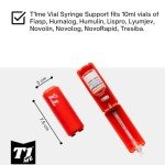 1ml U-100 Disposable Insulin Syringe & Vial Holder