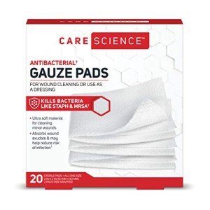 Sterile Gauze Pads, 20 Count, 2x2 for Wounds