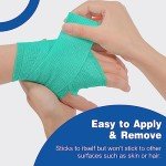8-Pack Elastic Cohesive Bandage Wrap - 2"x5 Yards