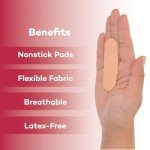 Dealmed Sterile Adhesive Bandages - 1x3 Inch - 300 Pack