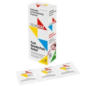 NUMSTAT Numbing Antiseptic Wipes for Pain Relief