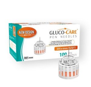 Gluco-Care Plus Pen Tips 32G - 100/bx