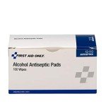 Alcohol Wipes, Individually Wrapped, 100 Count