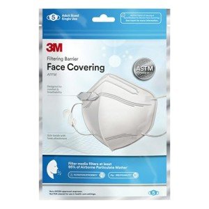 3M Barrier Face Cover, AFFM-5, 5-Pack