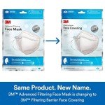 3M Barrier Face Cover, AFFM-5, 5-Pack