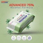 75% Alcohol Antiseptic Hand Sanitizer Wipes - 200 Count