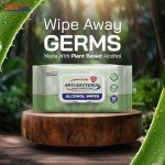 75% Alcohol Antiseptic Hand Sanitizer Wipes - 200 Count