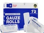 Gauze Rolls Pack of 72 – Lint & Latex-Free