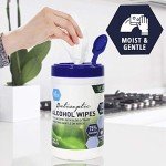 100-Pack XL Alcohol Disinfectant Wipes with Aloe Vera