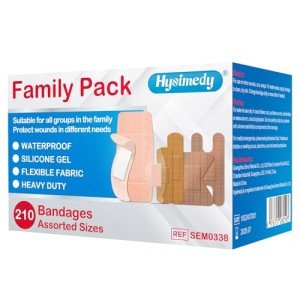 Hysimedy Variety Pack Adhesive Bandages - 210 Count