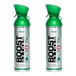 Boost Oxygen Large Natural 10L Canister | Respiratory Support for Aerobic Recovery, Altitude, Performance & Health (2 Pack)