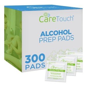 Individually Wrapped 70% Alcohol Prep Pads - 300 Count