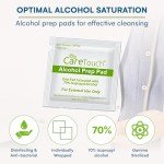 Individually Wrapped 70% Alcohol Prep Pads - 300 Count