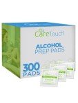 Individually Wrapped 70% Alcohol Prep Pads - 300 Count