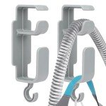 2 Pack CPAP Hose Holders with Anti-Unhook Feature