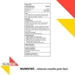 NUMSTAT Numbing Antiseptic Wipes for Pain Relief