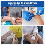 100 Pack Sterile 2x2 Gauze Pads, 8-Ply