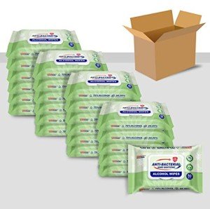 75% Alcohol Antiseptic Hand Sanitizer Wipes - 1200 Count