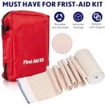 36 Pack Compression Bandage Wraps with Self Closure