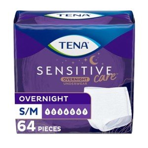 TENA Overnight Incontinence Underwear for Women - 64 Count