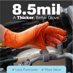 Raxwell Heavy Duty Nitrile Gloves - 100 Count