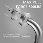 16-Inch Brushed Nickel Wall-Mounted Grab Bar