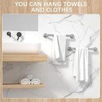 16-Inch Brushed Nickel Wall-Mounted Grab Bar