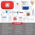 YouNuo Mini Waterproof First Aid Kit - 153 Pieces