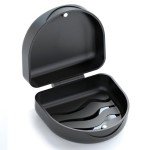 Denture and Orthodontic Case in Black