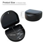 Denture and Orthodontic Case in Black