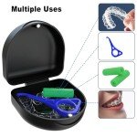 Denture and Orthodontic Case in Black