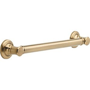 Delta 18" Traditional Grab Bar in Champagne Bronze