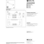 Delta 18" Traditional Grab Bar in Champagne Bronze