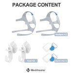 Replacement CPAP Headgear for AirFit F20 - 2 Pack
