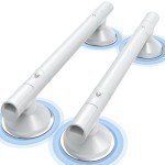 2 Pack 17.7" Suction Cup Grab Bars for Seniors