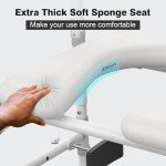 Adjustable Padded Raised Toilet Seat with Handles