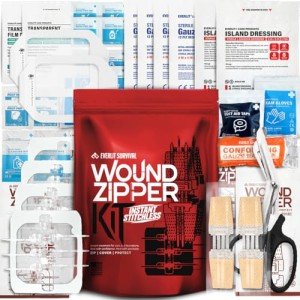 Everlit Wound Closure Kit - Suture-Free Emergency Bandages